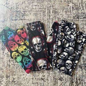 Skull Leggings One Size